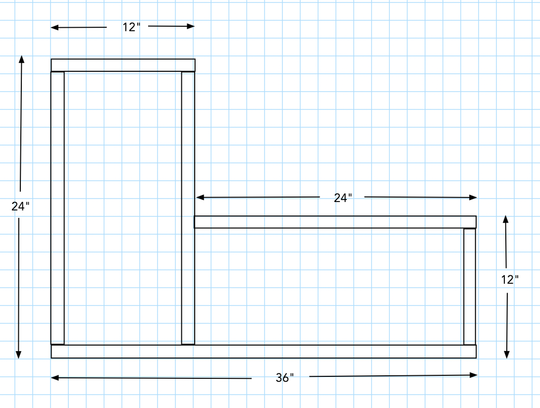 Box shelf plan